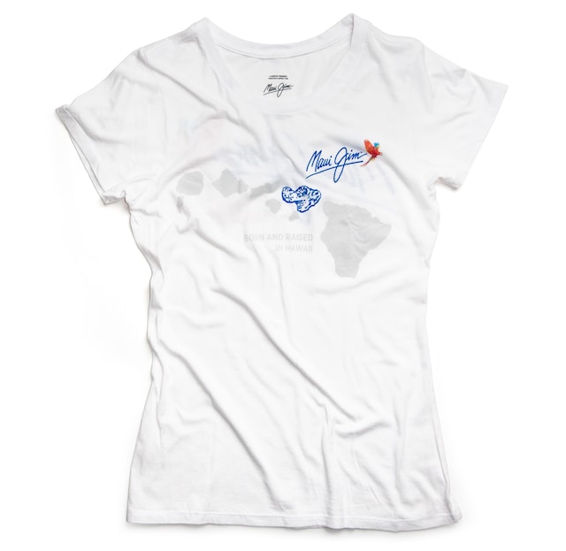 BLACK BORN AND RAISED WOMEN'S BAMBOO SHORT SLEEVE front View