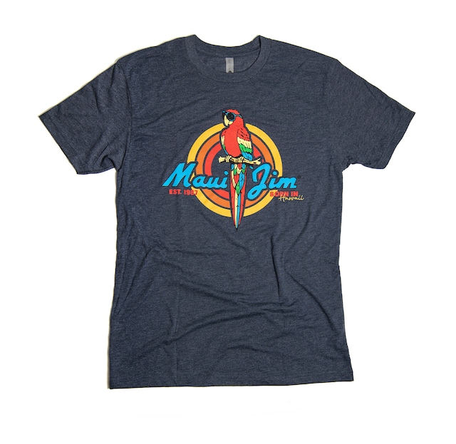 BLUE RETRO LOGO ANNIVERSARY TEE front View