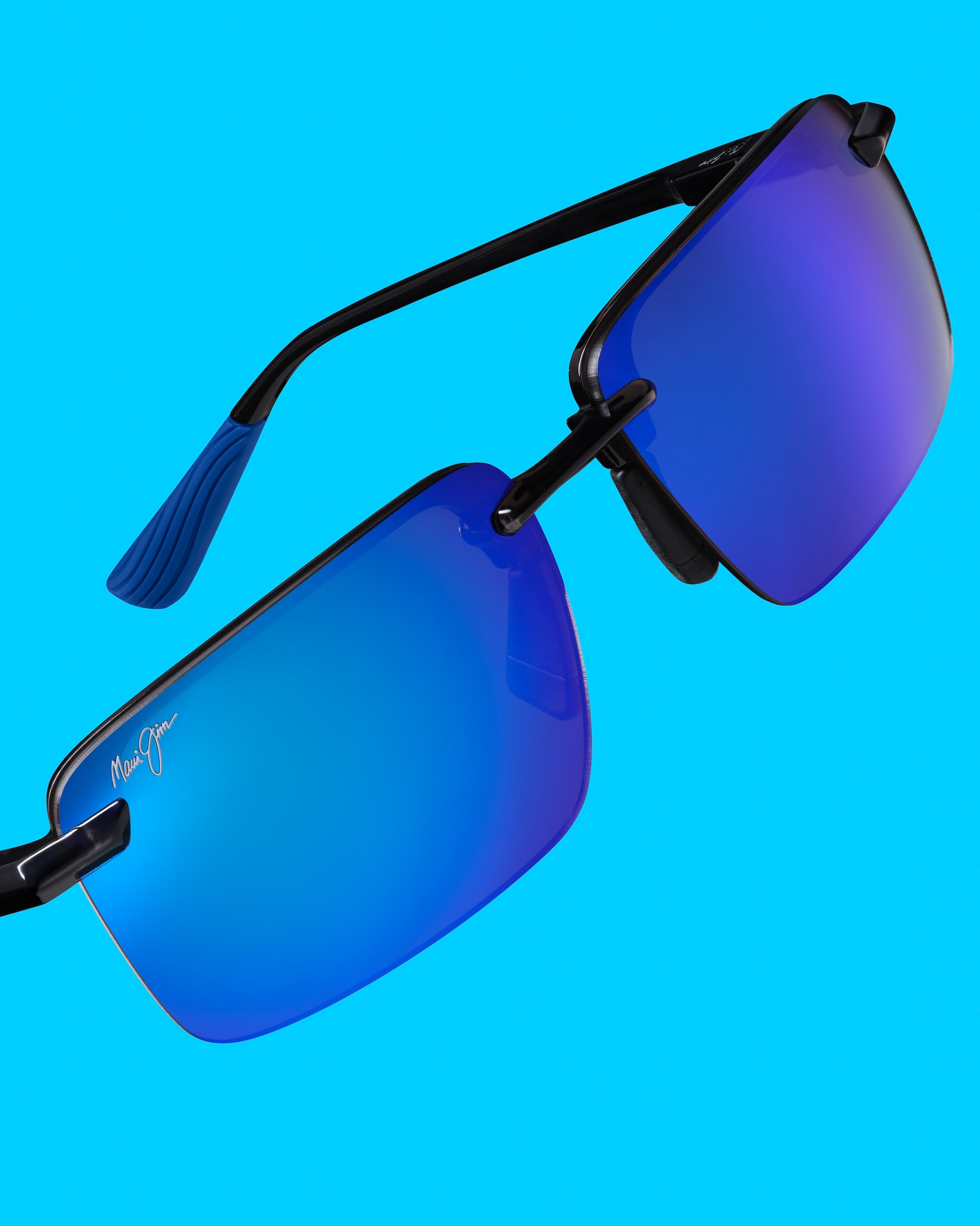 Luxury Mirrored Heat Wave Polarized Mountaineering Sunglasses For