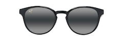 Shiny Black with Trans Light Grey front view