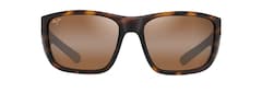 Matte Tortoise with Black rubber front view