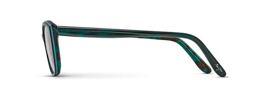Emerald Teal Green Tortoise MJO2113 side view