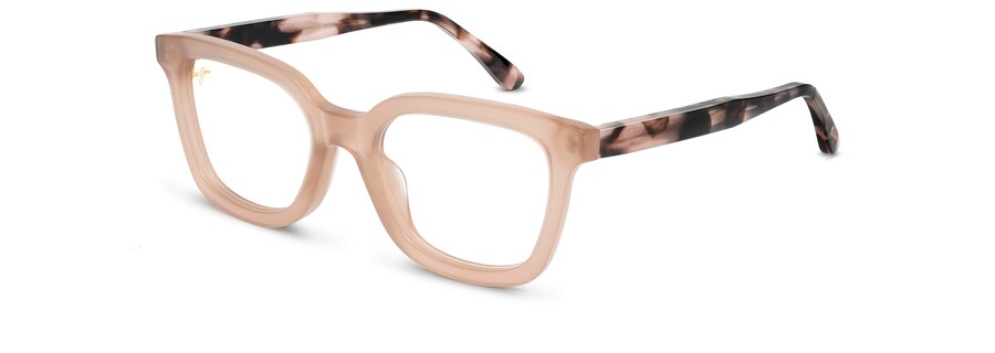 Milky Almond with Tortoise Palm Frond Core MJO2206 angle view