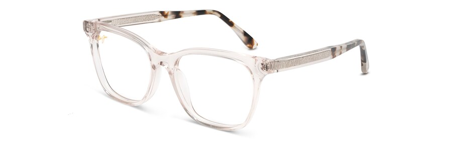 Crystal with hint of Pink with Sea Fan Core MJO2207 angle view