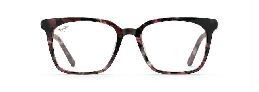 Mauve Tortoise with silver temples MJO2226 front view
