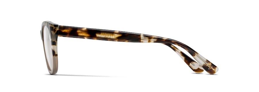 Grey / White Tokyo Tortoise with Palm Frond Core MJO2401 side view