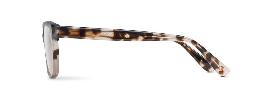 Grey / White Tokyo Tortoise with Palm Frond Core MJO2402 side view