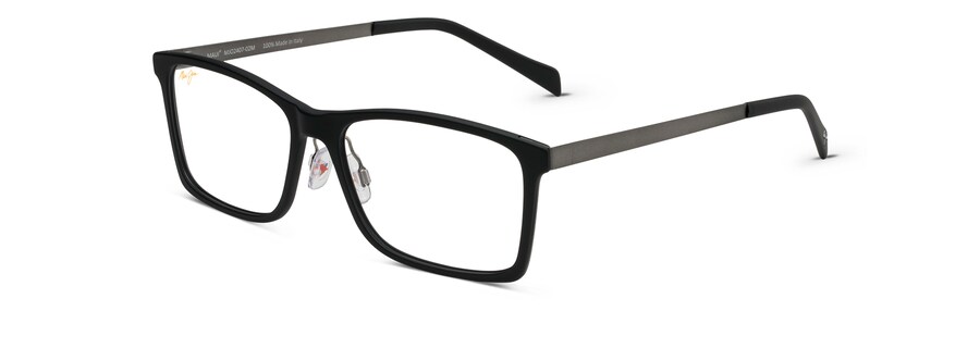 Matte Black with Brushed Dark Gunmetal Temples MJO2407 angle view
