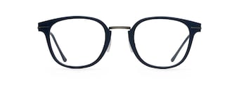 Matte Blue with Dark Gunmetal Temples MJO2412 front view