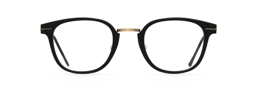 Matte Black with Gold Temples MJO2412 front view