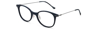 Matte Blue with Dark Gunmetal Temples MJO2413 cart.angle.view