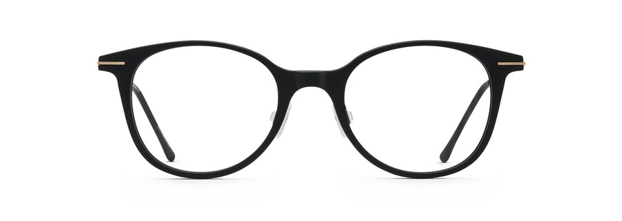 Matte Black with Gold Temples MJO2413 front view