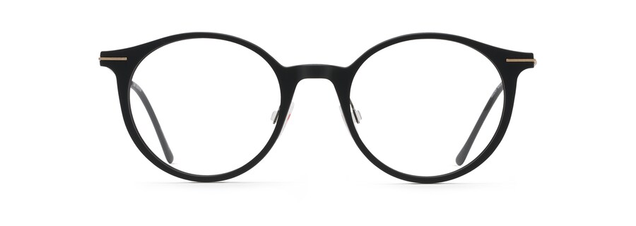 Matte Black with Gold Temples MJO2414 front view