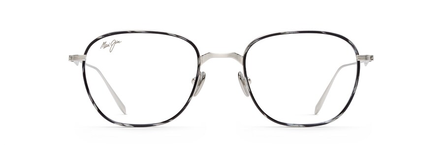 Brushed Silver with Grey Tortoise Eye Rim MJO2418 front view