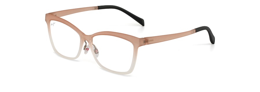 Matte Pink Fade to Crystal MJO2617 angle view