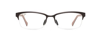 Brown Matte with Dark Brown & Beige Temples MJO2701 front view
