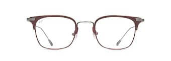Matte Burgundy with Gunmetal Temples MJO2711 front view