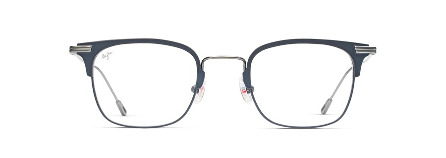 Matte Steel Blue with Gunmetal Temples MJO2711 front view