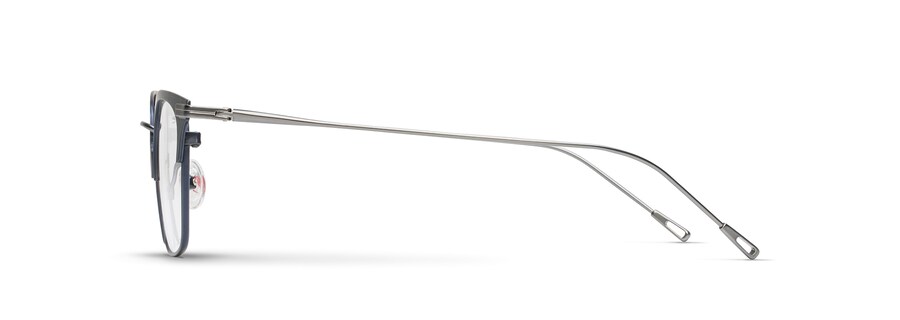 Matte Steel Blue with Gunmetal Temples MJO2711 side view