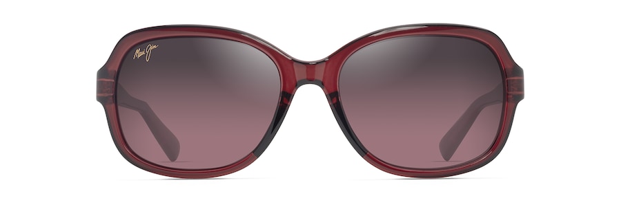 Shiny Transparent Burgundy HILUHILU front view