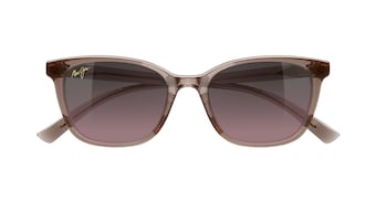 Shiny Transparent Light Pinkish Brown KŪKAULANI Front View