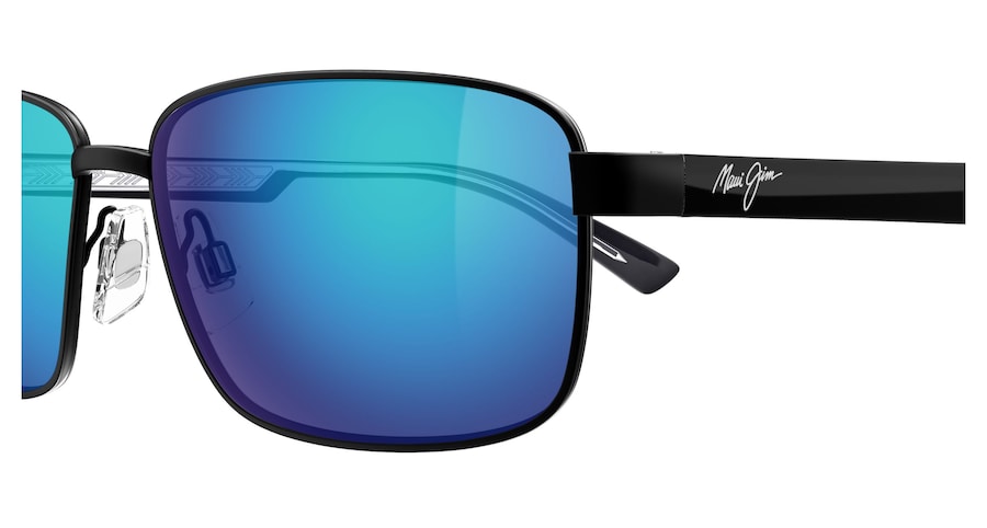 Matte Black with Shiny Transparent Grey PAIKINI side view