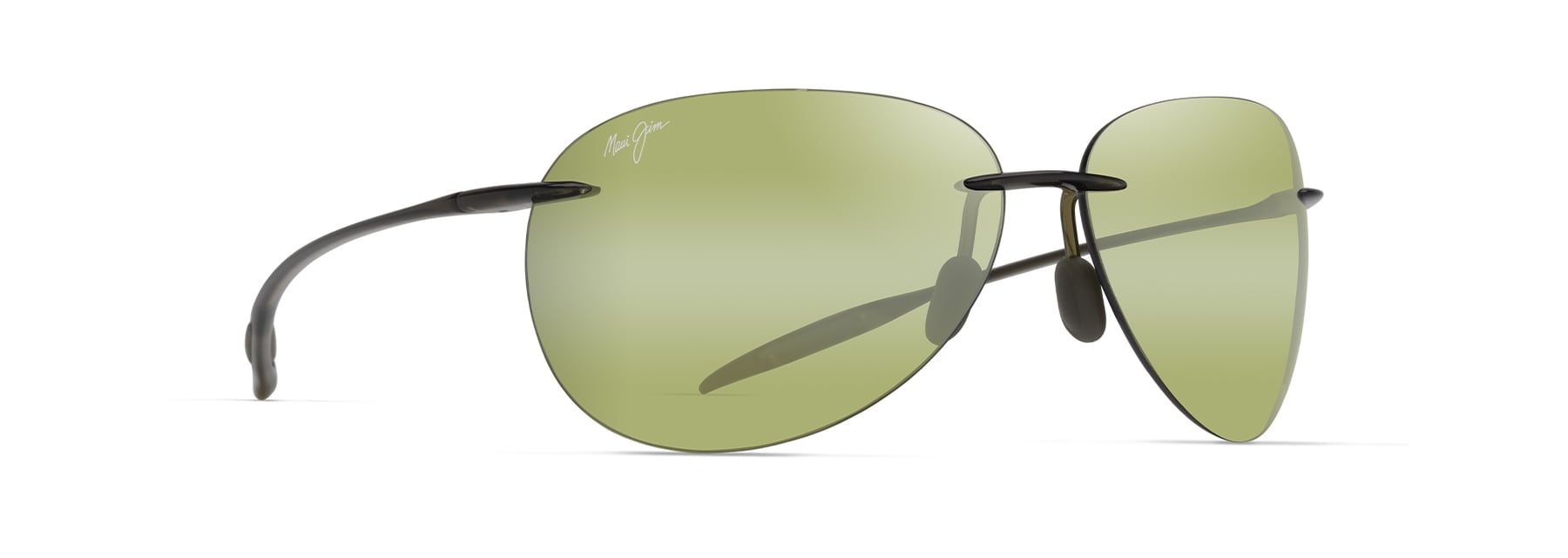 Shiny Transparent Khaki Green SUGAR BEACH cart.angle.view