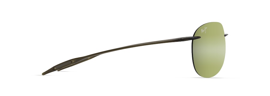 Shiny Transparent Khaki Green SUGAR BEACH side view