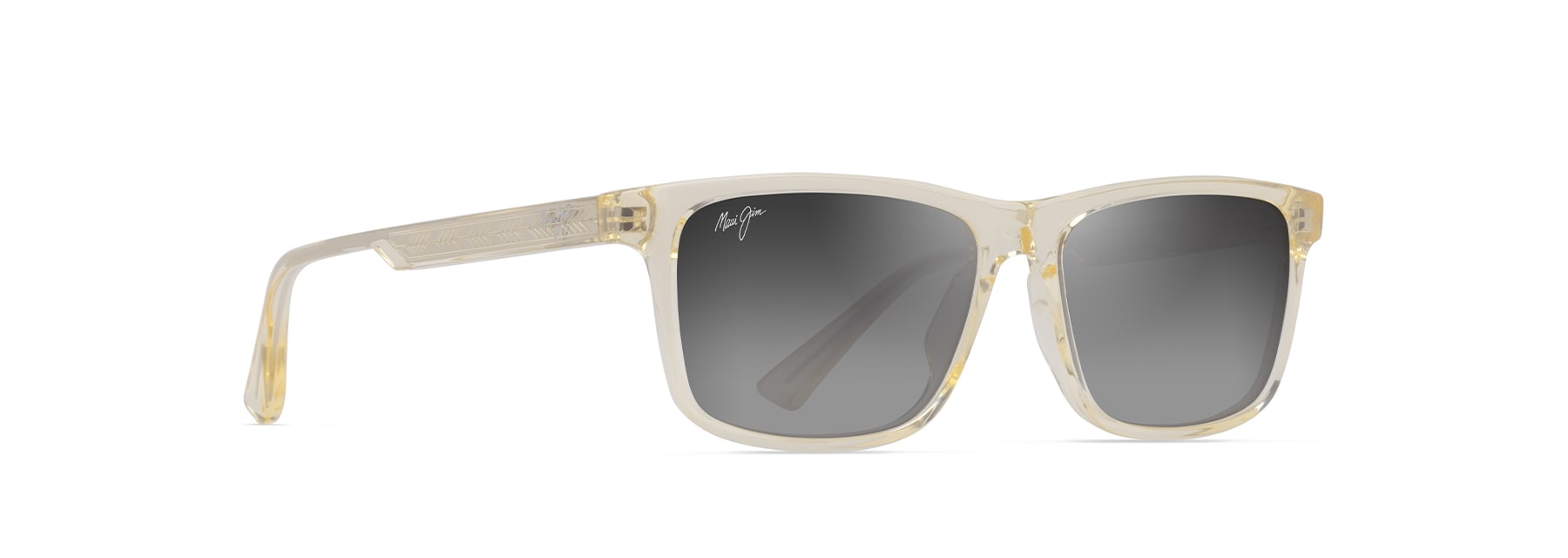 日差しで人生観変わりますMaui Jim カットフィルター　米皮膚がん財団推奨 OKINA | Polarized Rectangular Sunglasses with SuperThin Glass