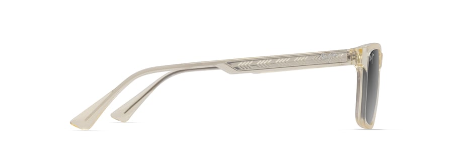 Shiny Transparent Light Yellow OKINA side view