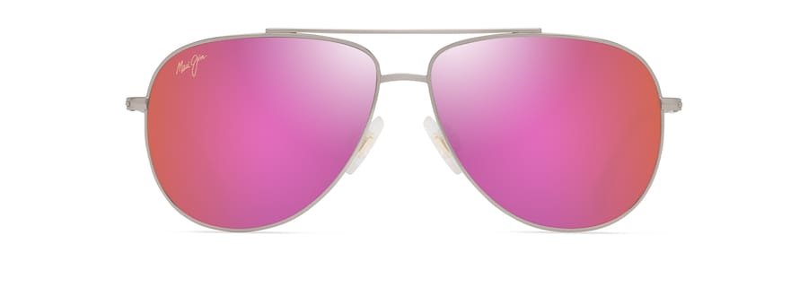 Shiny Lt Gold w/Sage-Fuchsia HAUOLI XS front view