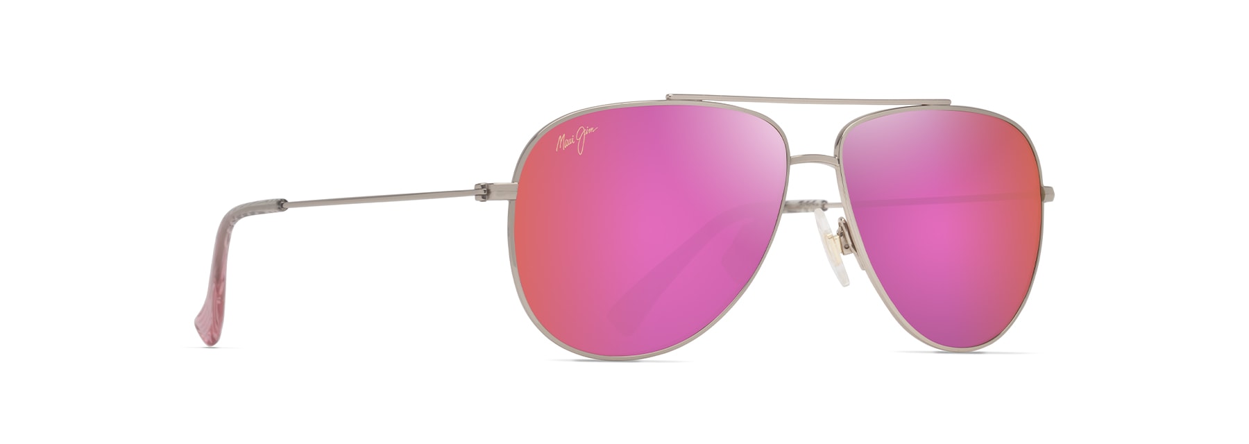 Shiny Lt Gold w/Sage-Fuchsia HAUOLI XS Angle View