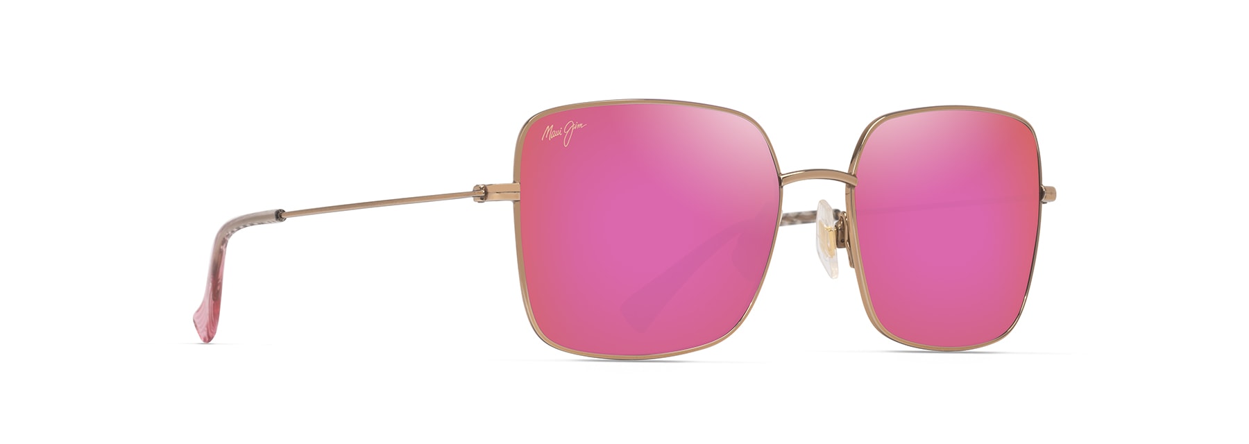 Shiny Rose Gold LIPINE Angle View