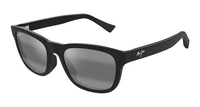 Maui Jim Black Cat-Eye Polarized Sunglasses MJ817 - 02 56-20-145 Maui Jim MARIPOSA MJ817-02 GLOSSY BLACK 56-20-145 Sunglasses  main image 3