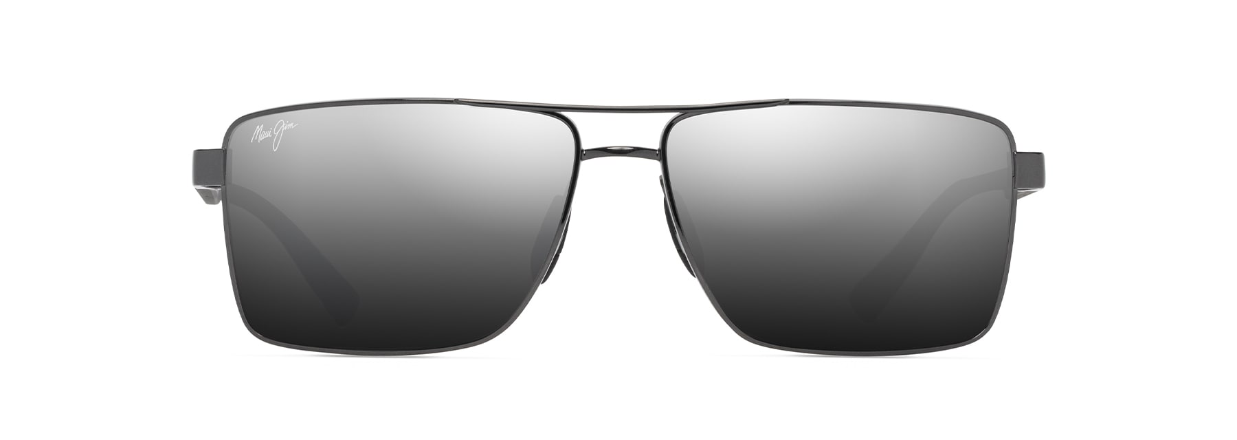 Maui Jim The Bird 835-02C Dark Gunmetal w Black and Grey Temples / Neutral  Grey Polarised Lenses