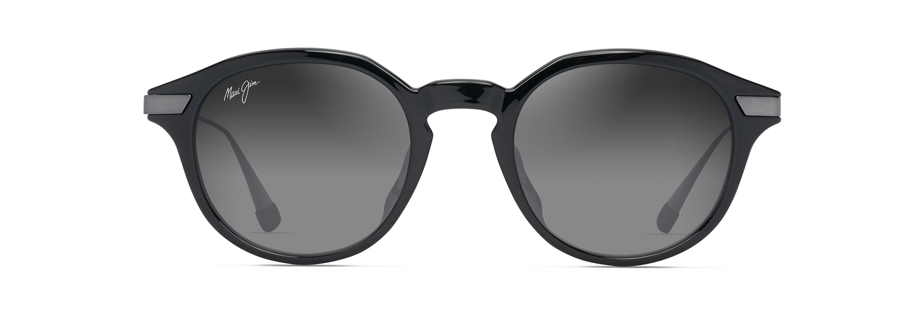 サングラス Maui Jim Maui Jim - MOMI - grey momi shiny black MOMI | Polarized Classic Sunglasses with MauiBrilliant