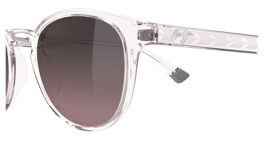 Shiny Transparent Light Pink HIEHIE side view