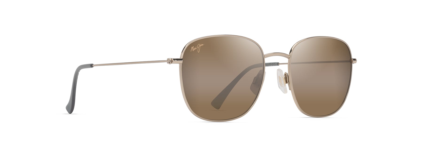 Shiny Light Gold with Greyish-Green ‘ŌLALI ASIAN FIT Angle View