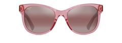 Shiny Transparent Pink front view