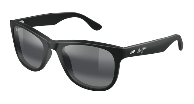 KIKONIA XL Polarized Classic Sunglasses Matte Black Maui Jim Kikonia XL Matte Black Sunglasses Polarized Neutral  main image 4
