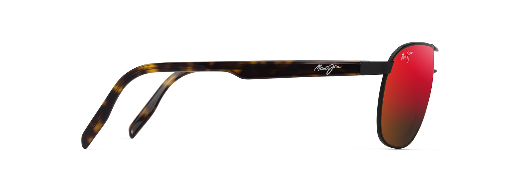 Maui Jim マウイジム CASTLES パイロットフレーム ブラウン Maui Jim Castles Sunglass MJ728 61mm - eOptics