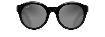 Black Gloss with Tokyo Tortoise Temples JASMINE front view