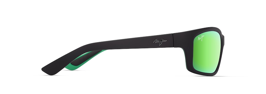 Matte Black / Green KANAIO COAST side view