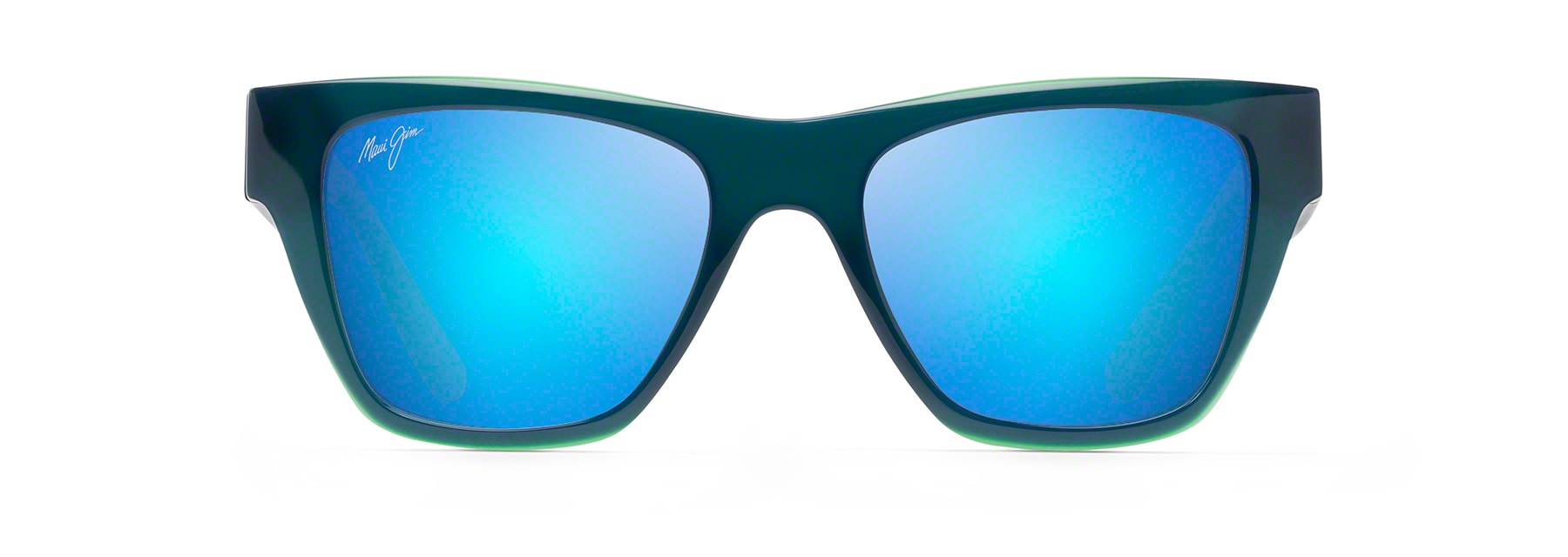 blue green glasses