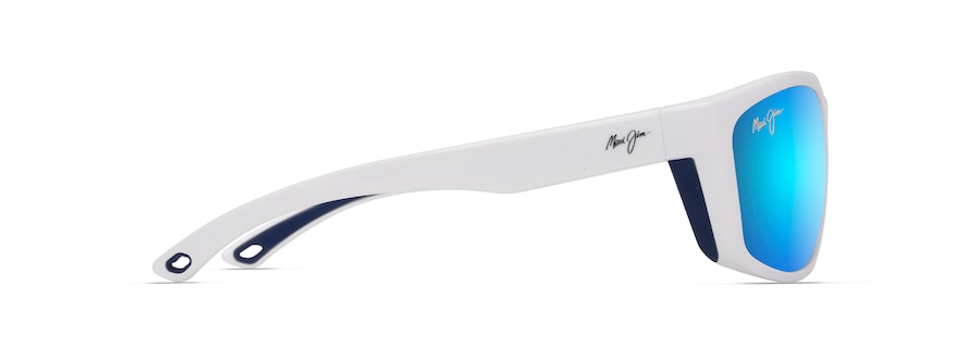 White with Navy rubber NUU LANDING side view