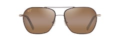 Dark Brown with Gold stripe front view