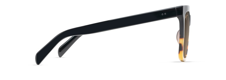 Black with Tortoise ROOFTOPS side view